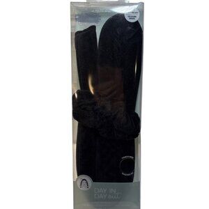 Day In Day Out Velvet Heatless Curl Set Black